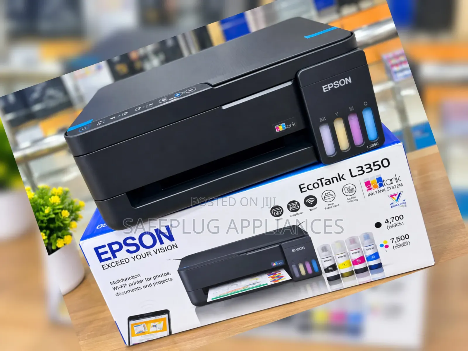 L3350 Wireless EcoTank Printer – High Quality Colour Printing Machine