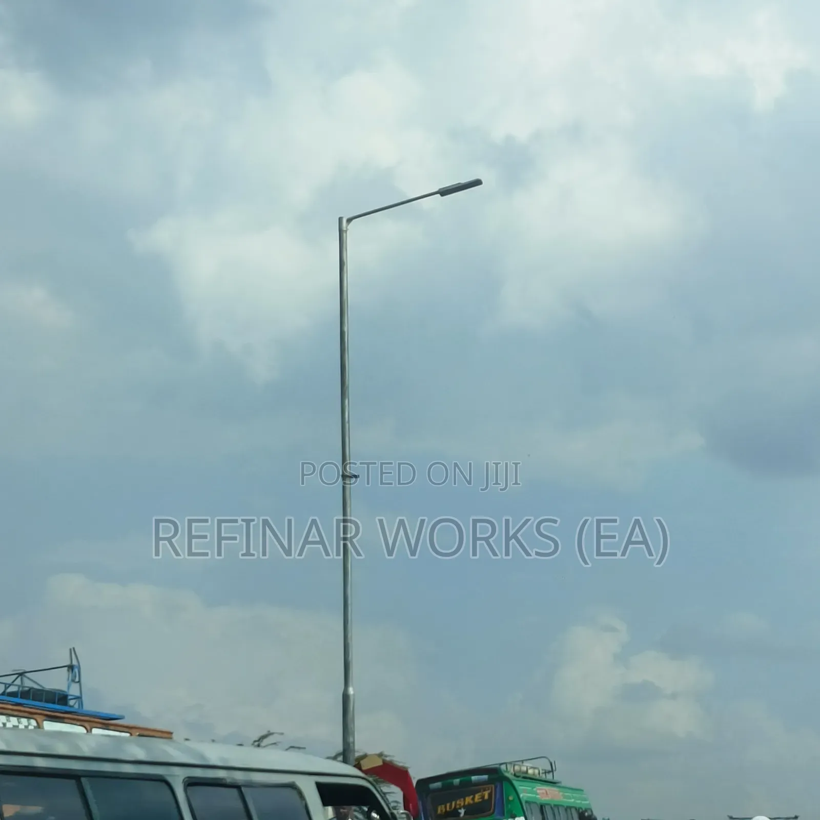 Single Arm and Double Arm Streetlight Poles Fabrications in Nairobi