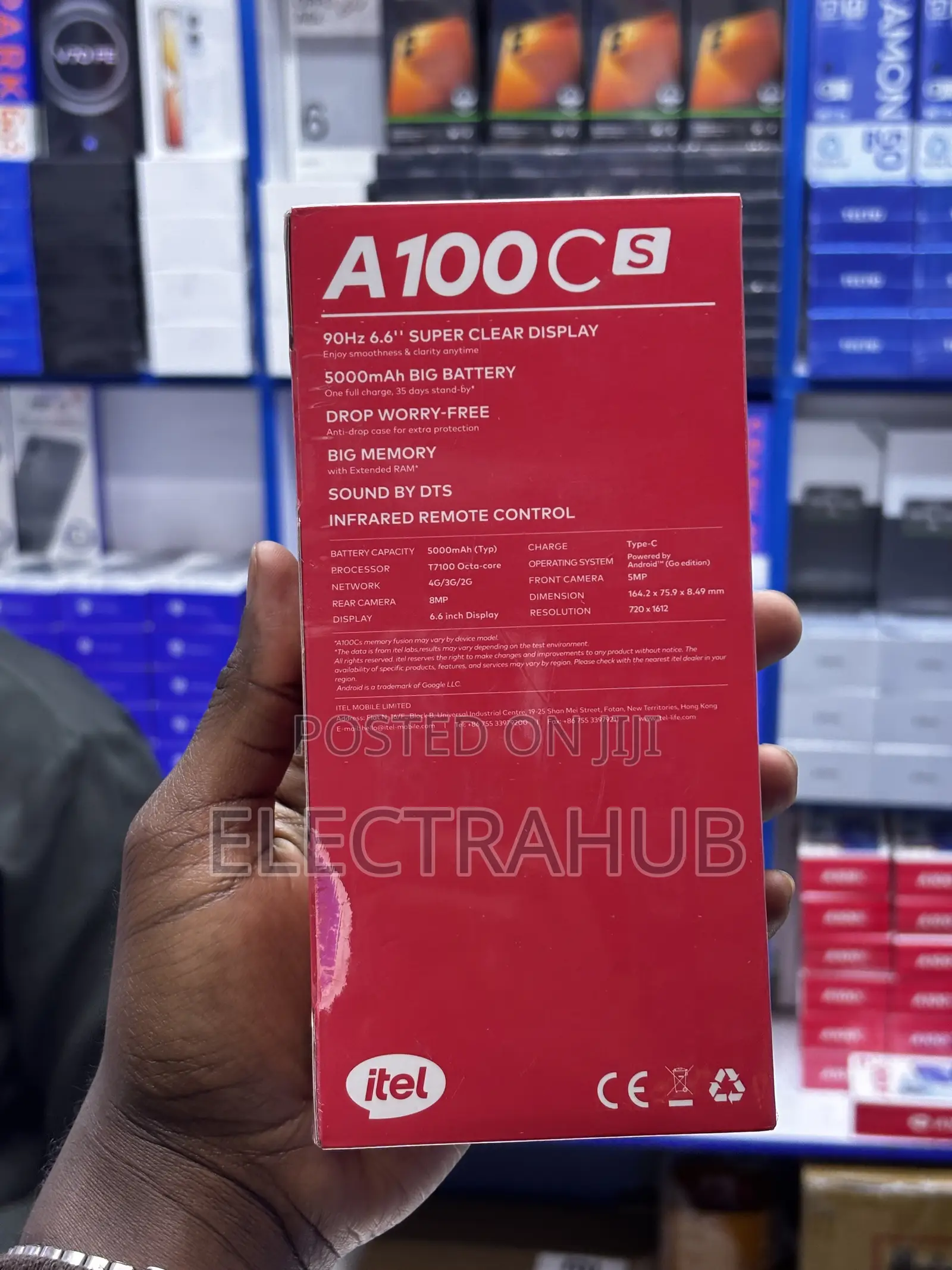 New Itel A100C 64 GB Gold