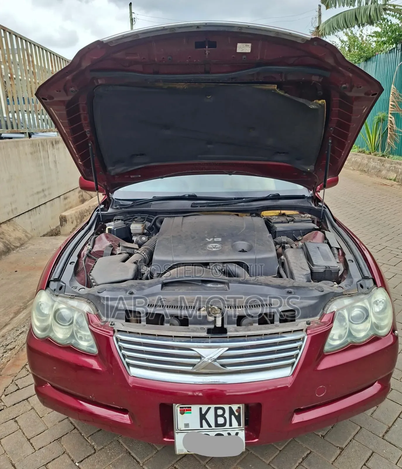 Toyota Mark X 2007 Maroon