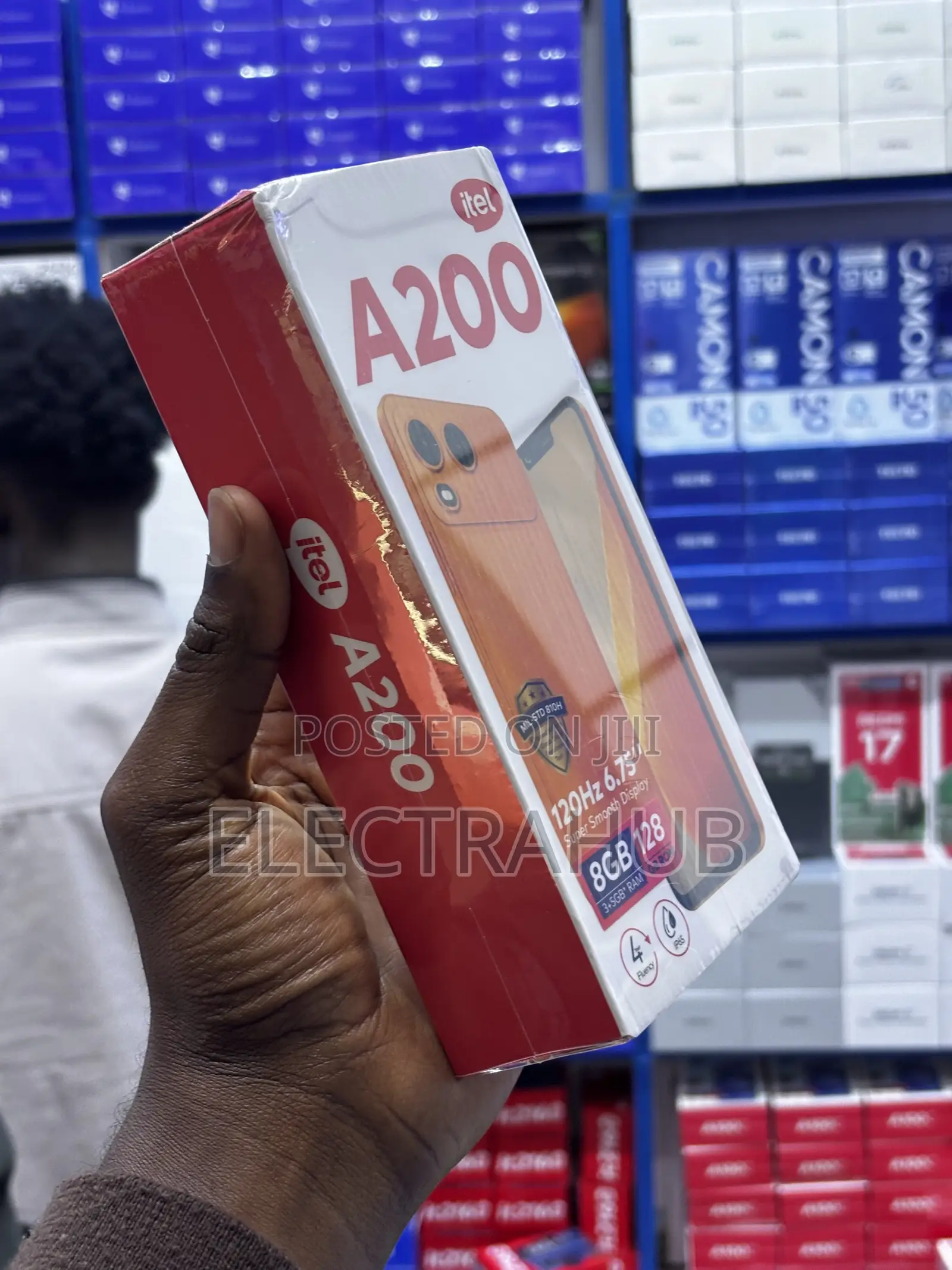 New Itel A200+ 64 GB Black