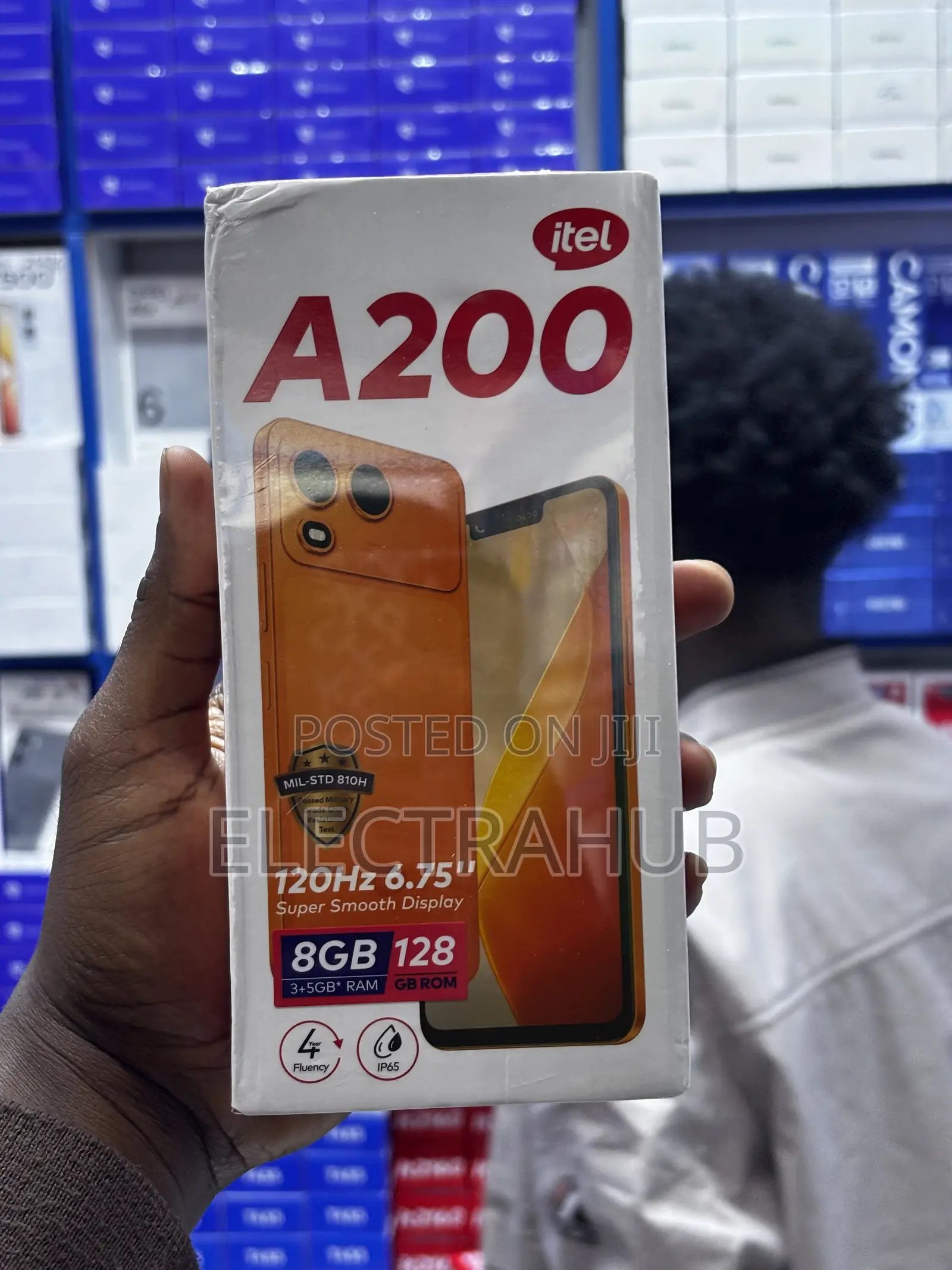 New Itel A200+ 64 GB Black