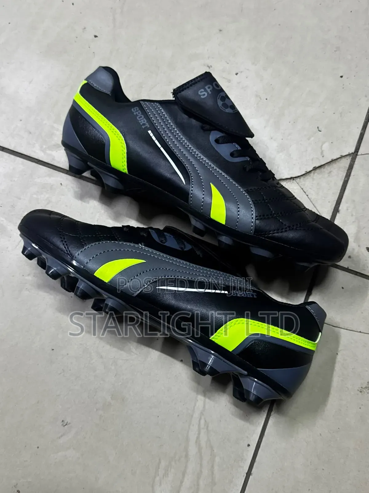 Sports Green Black Football Boots 37-45