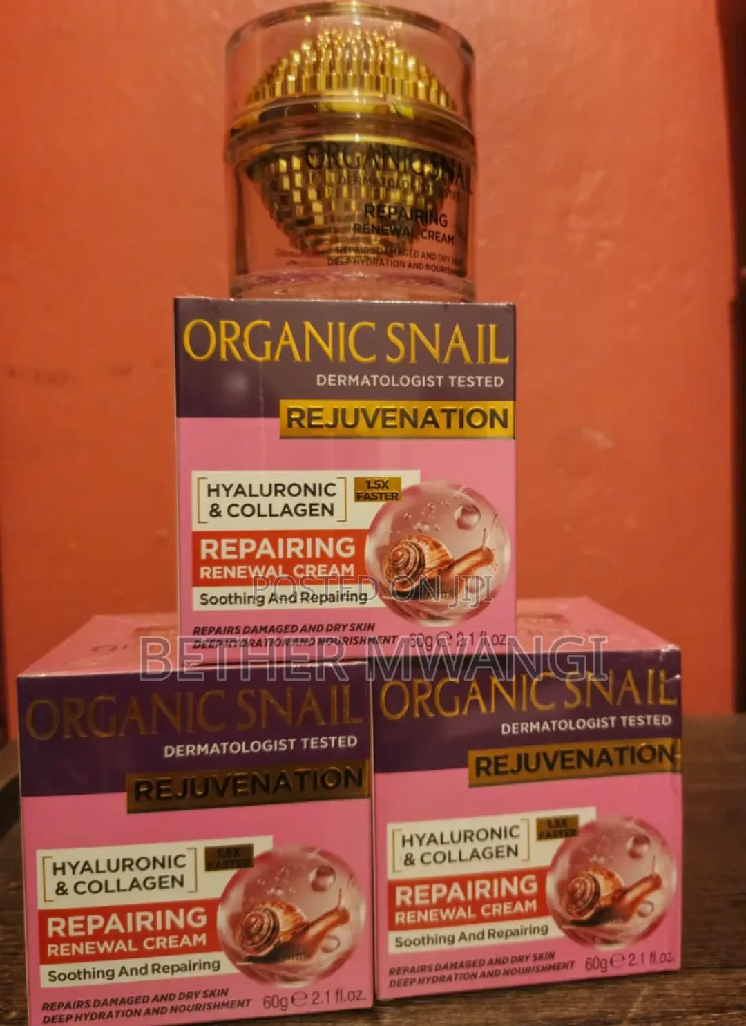 Organic Snail Rejuvenation Repairing Renewal Cream in Kenya
