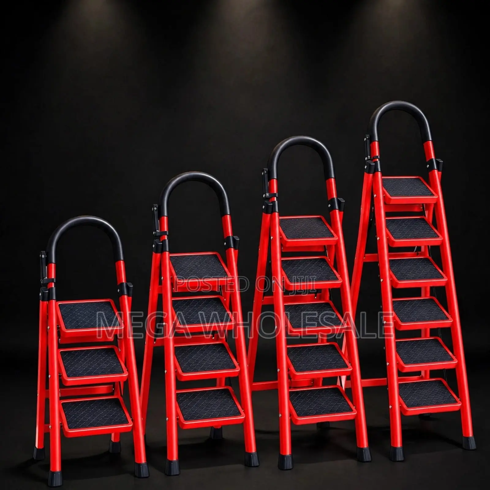 2,3,4 5 Step Folding Multipurpose Ladder for Property Maintenance