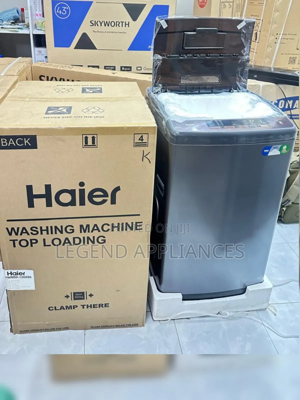 Haier 8kg Full Automatic Top Loader Washing Machine