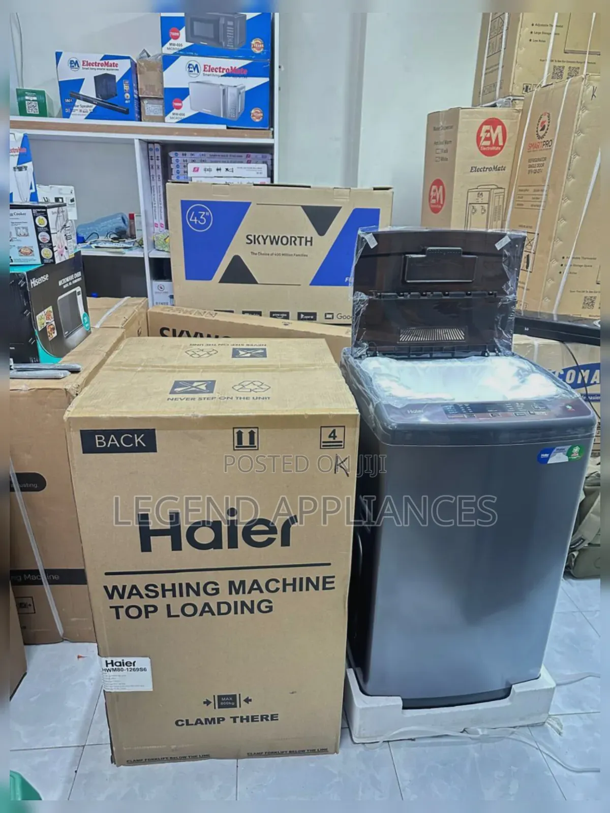 Haier 8kg Full Automatic Top Loader Washing Machine