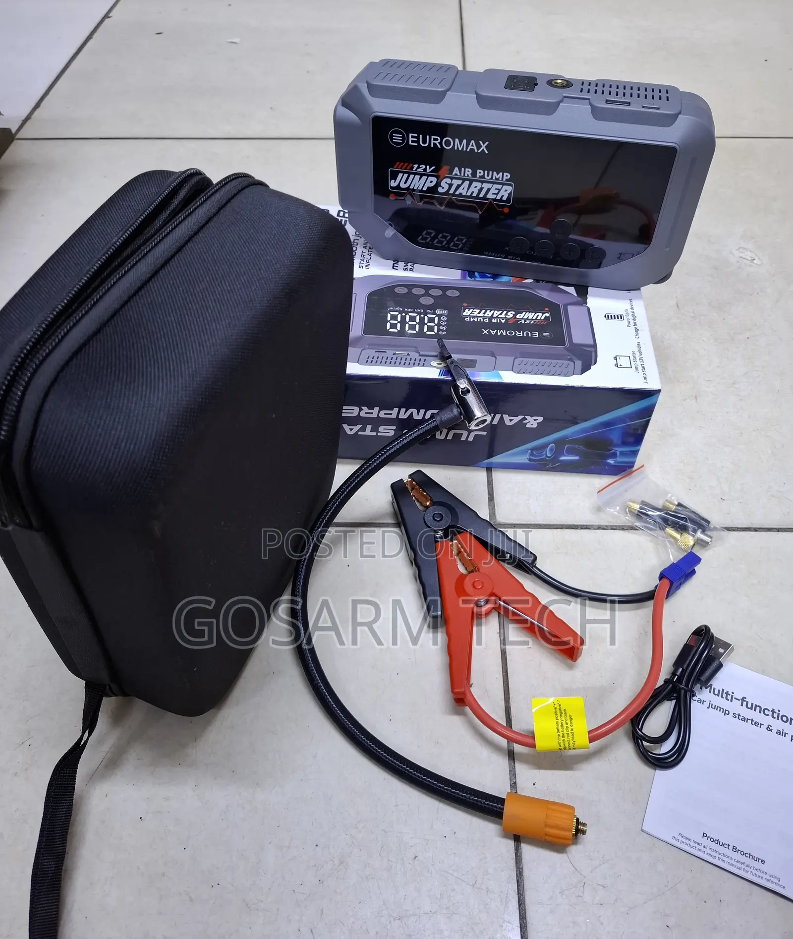 Euromax Emk3 Multifunctional Jump Starter Kit