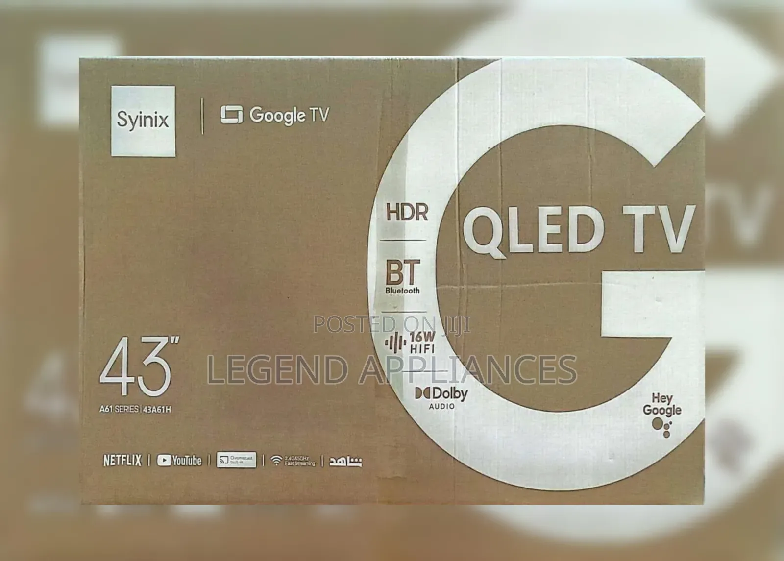 Synix 43 Inch QLED Google TV