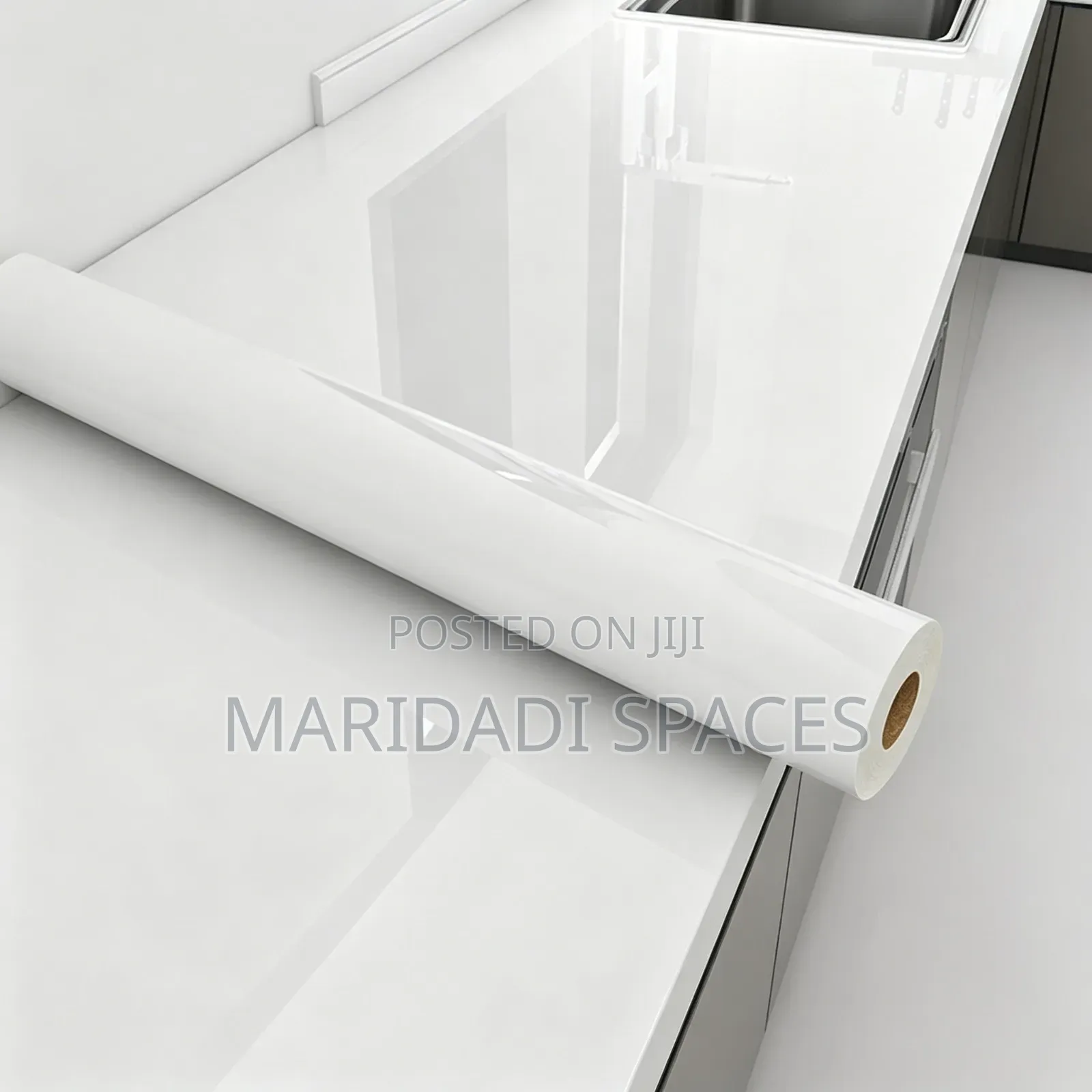 Matt White and Glossy White Finish Contact Papers Available