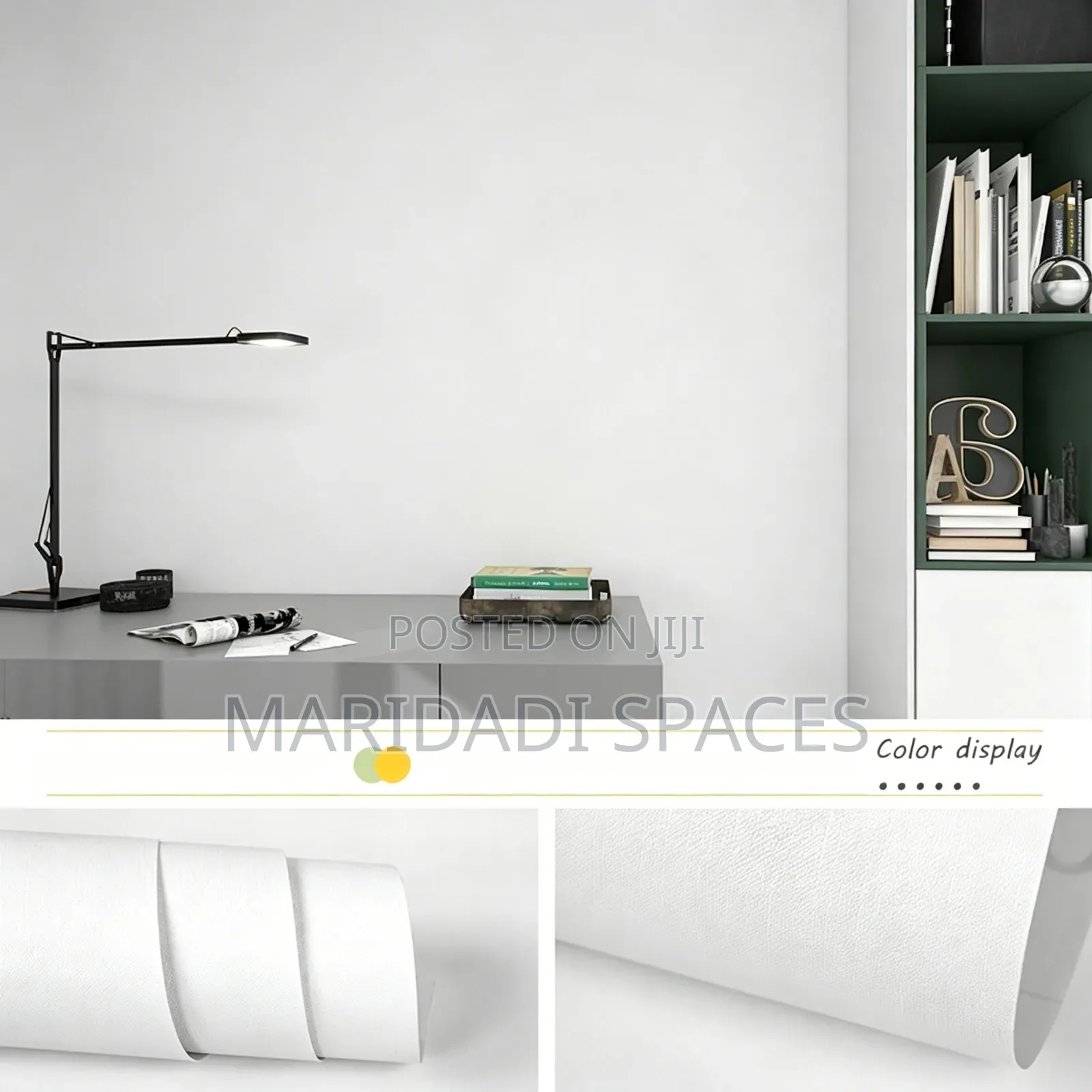 Matt White and Glossy White Finish Contact Papers Available