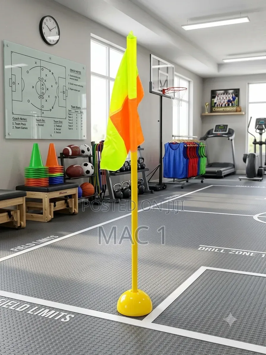 Football Corner Flags Set / Corner Marker Flag With Heavy Duty Base