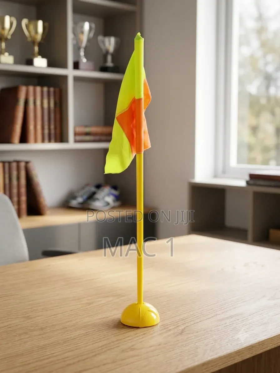 Professional Football Training Corner Flag With Weighted Dome Base