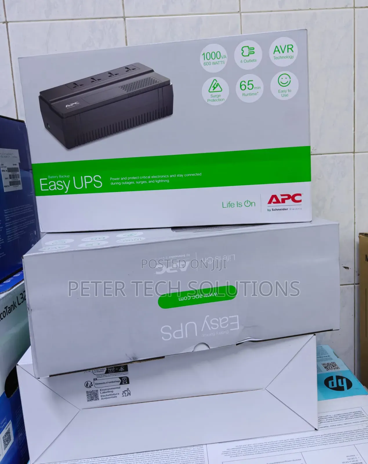 APC 1kva Easy Ups ,Bv1000va, 230v, Bv1000i-MSX Ups