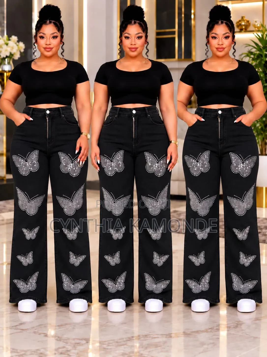 Butterfly Ladies Jeans