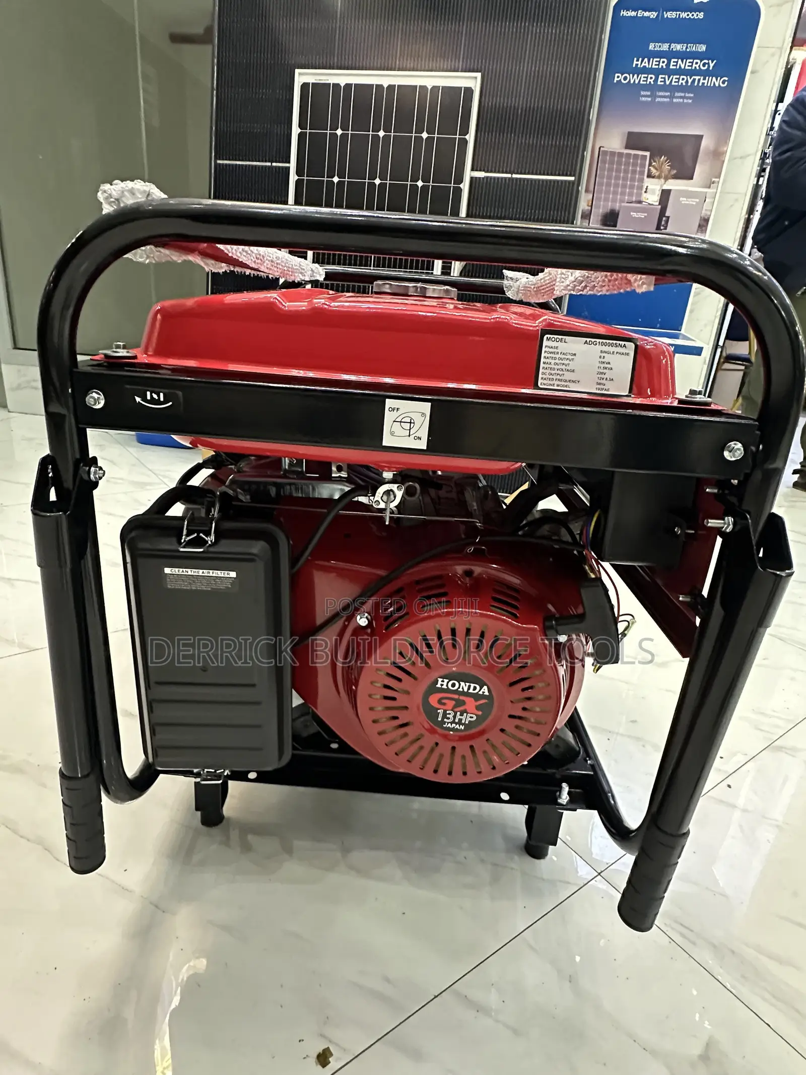 Honda Gasoline/Petrol 11.5Kva Single Phase Generator With Wheels