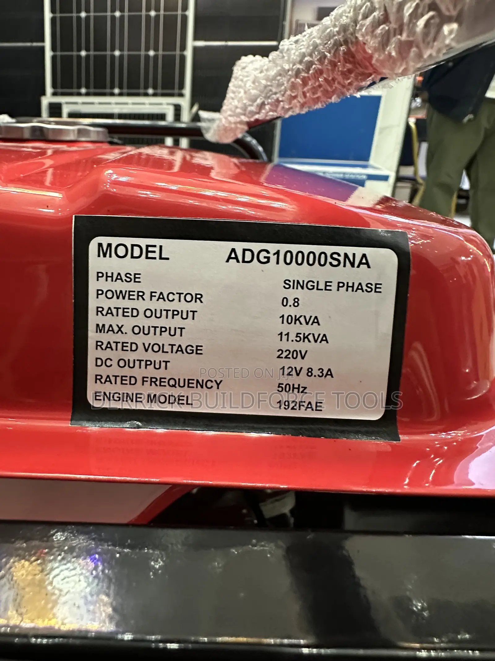 Honda Gasoline/Petrol 11.5Kva Single Phase Generator With Wheels