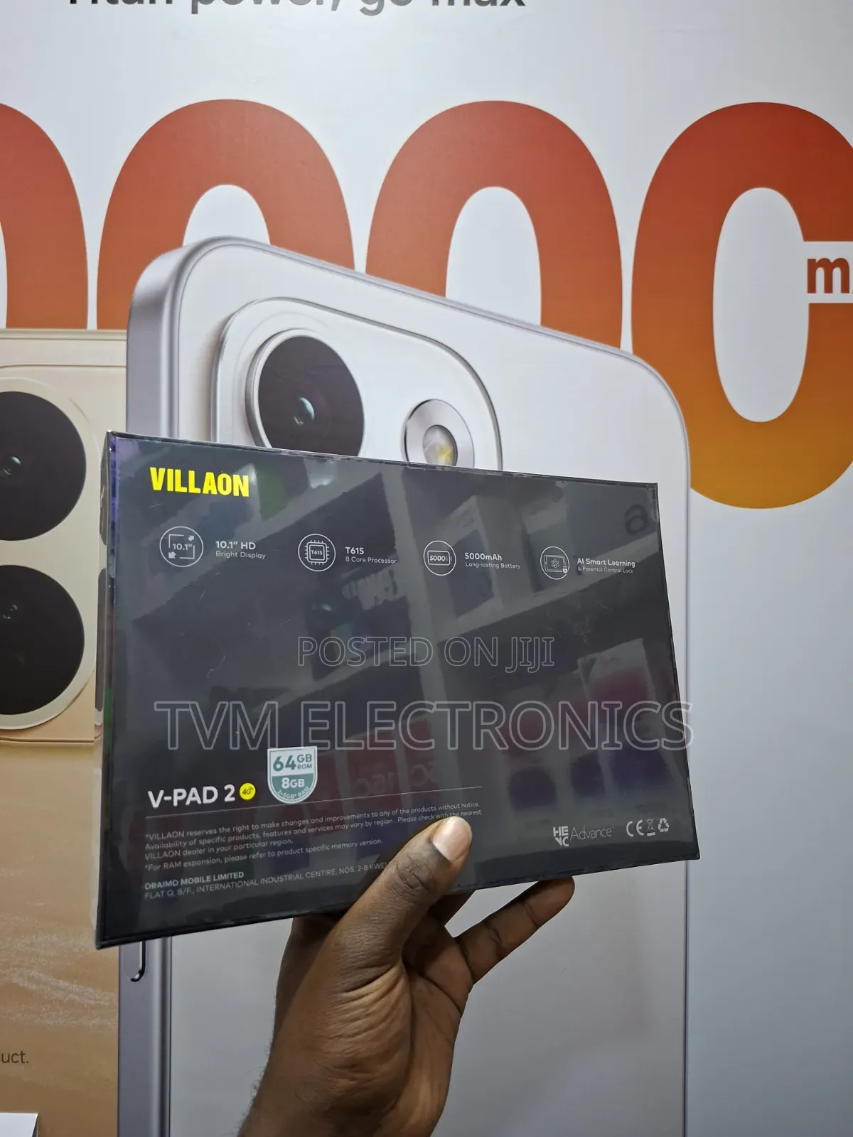 New Villaon V8001 64 GB Black