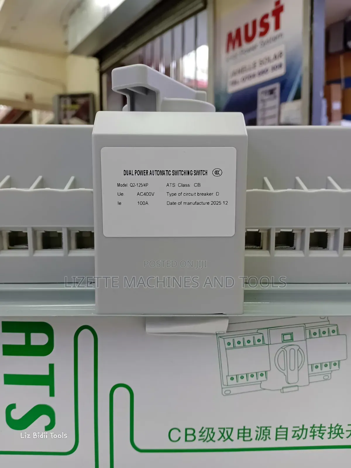 100amps 4 Pole Automatic Change Over Switch