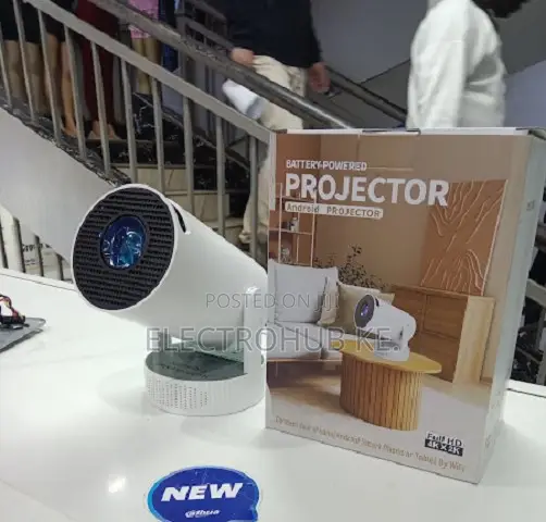 HY300 Pro Max Smart Android Projector With Built in Battery