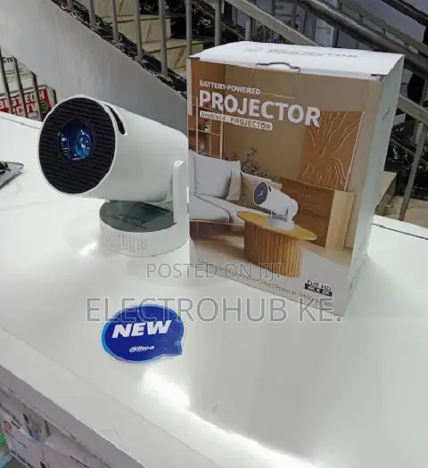 HY300 Pro Max Rechargeable Android Projector With Built in Battery