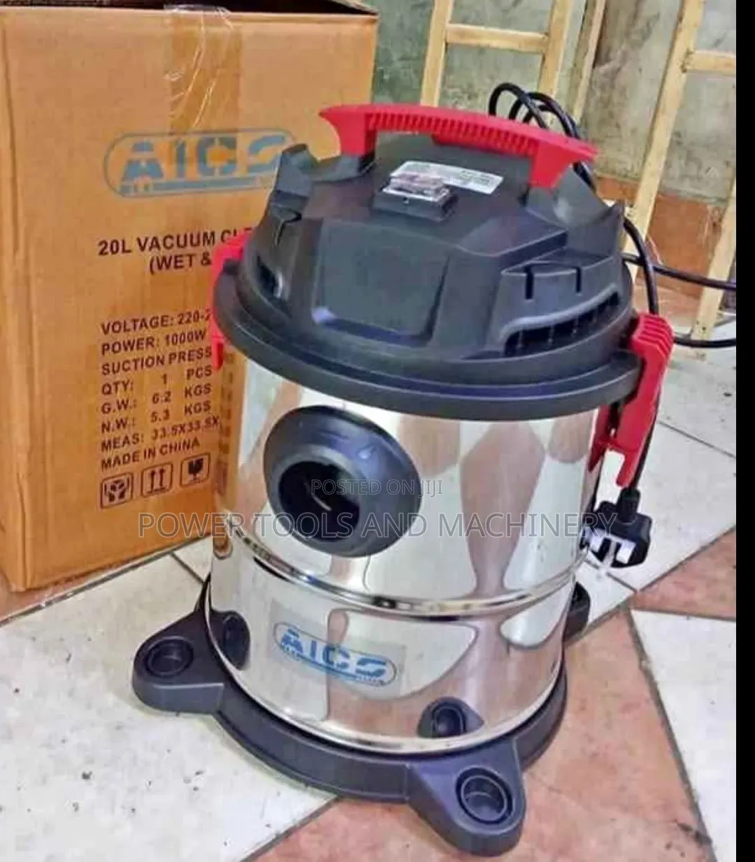 Aico Japan 20ltrs Commercial Vacuum Cleaner