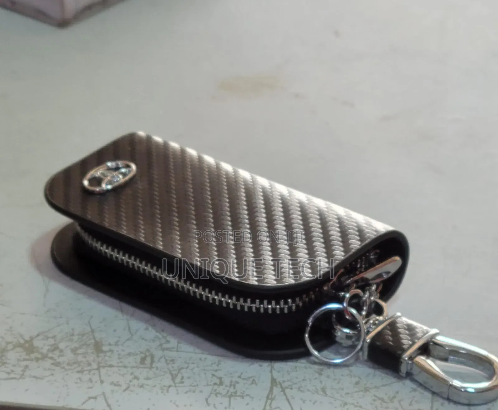 Toyota Branded Car Key Pocket With Key Chain Holder