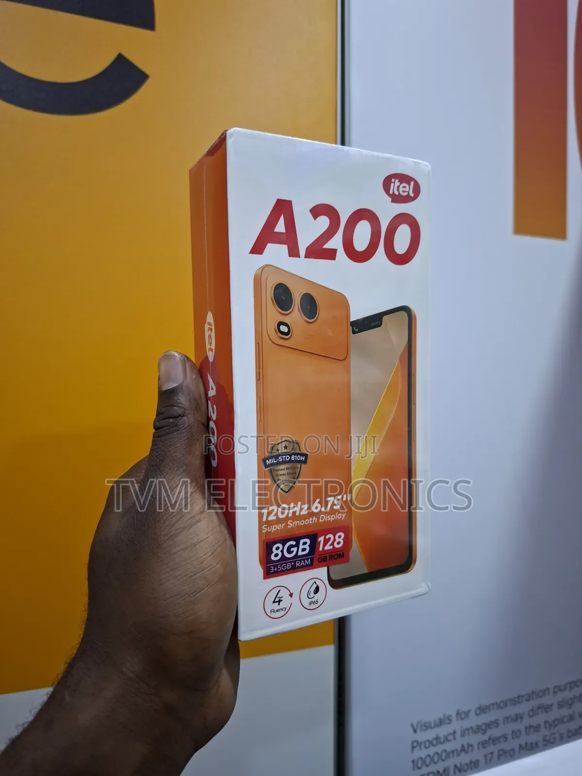 New Itel A200+ 128 GB Orange