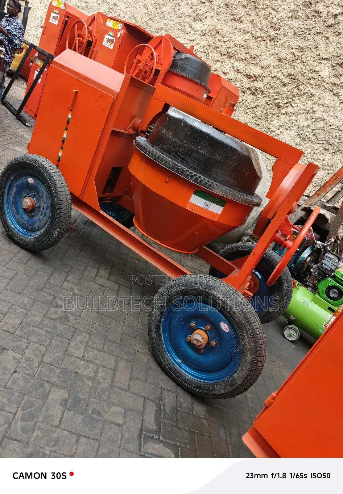 Professional 500L Concrete Mixer – Indian 6.5HP Diesel