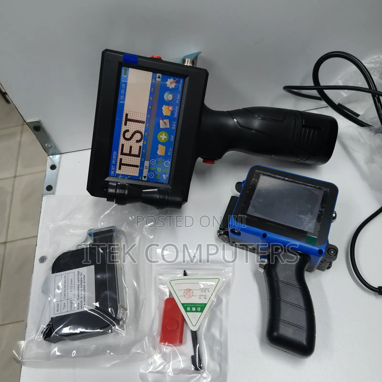 Handheld 12.7mm Printer for Glass Bottle Date and Code Printing