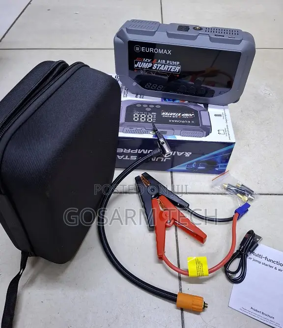 Euromax EMK3 Emergency Car Starter– Compact Multifunction Vehicle Kit