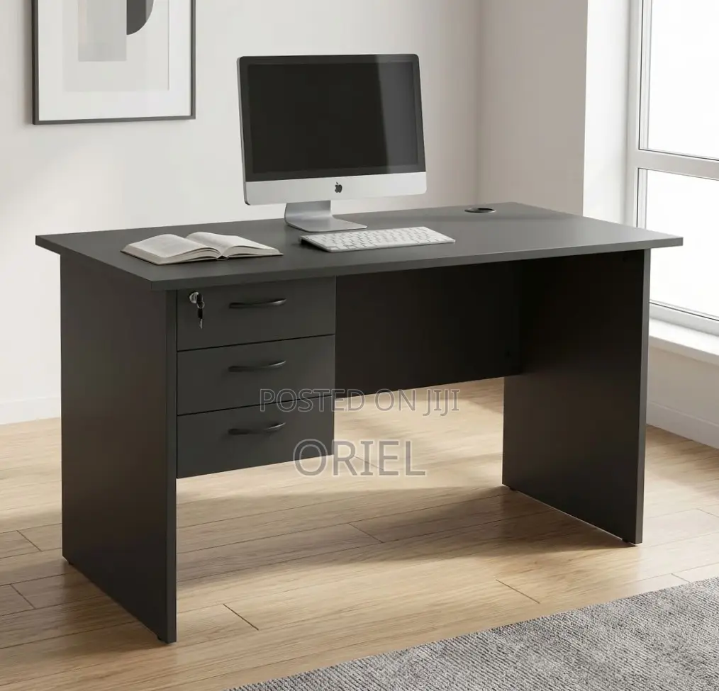 Office Desk : 120CM Clerical Office Desk With Drawers