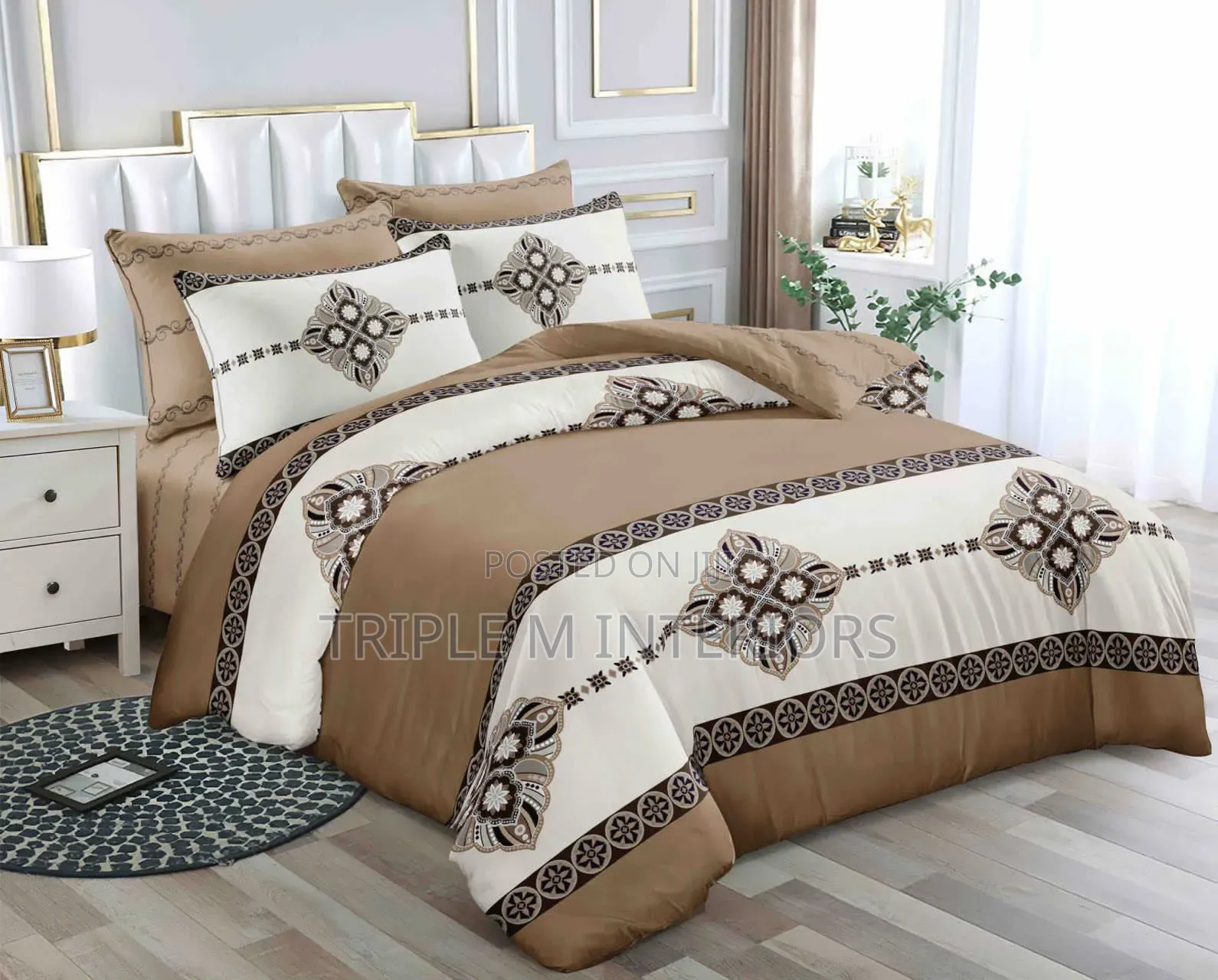6 by 7 Double Sided Duvets Set -Heavy Cotton