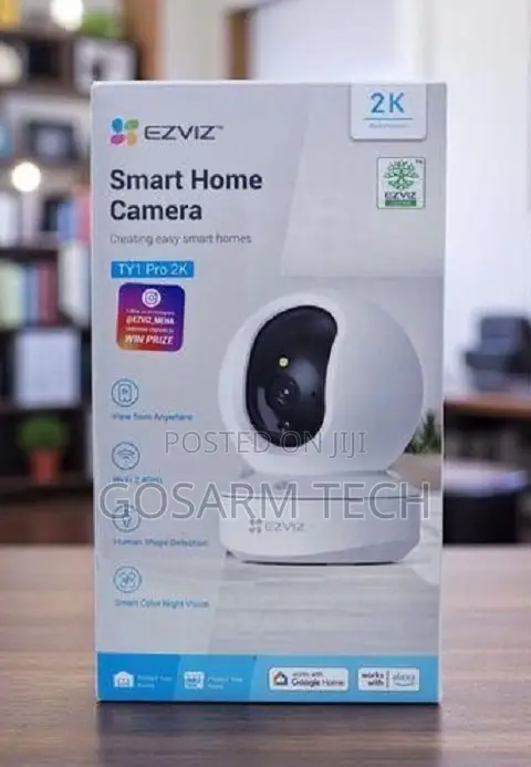 EZVIZ TY1 Pro 3MP Smart WiFi Indoor Security Camera With 2way Audio