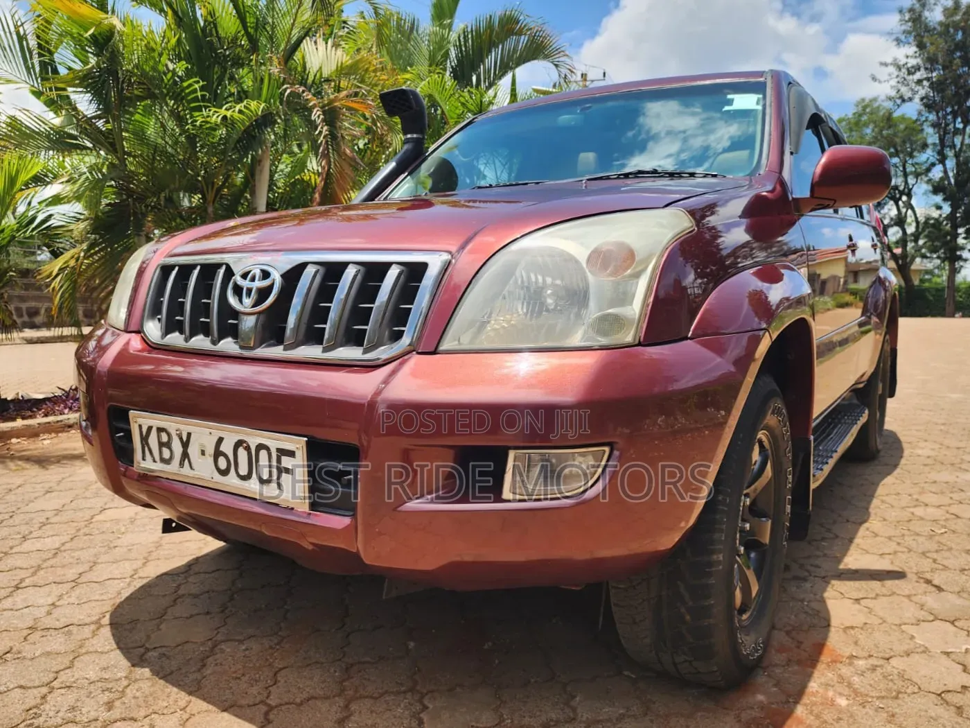 Toyota Land Cruiser Prado 3.0 D-4D 5dr 2007 Burgundy