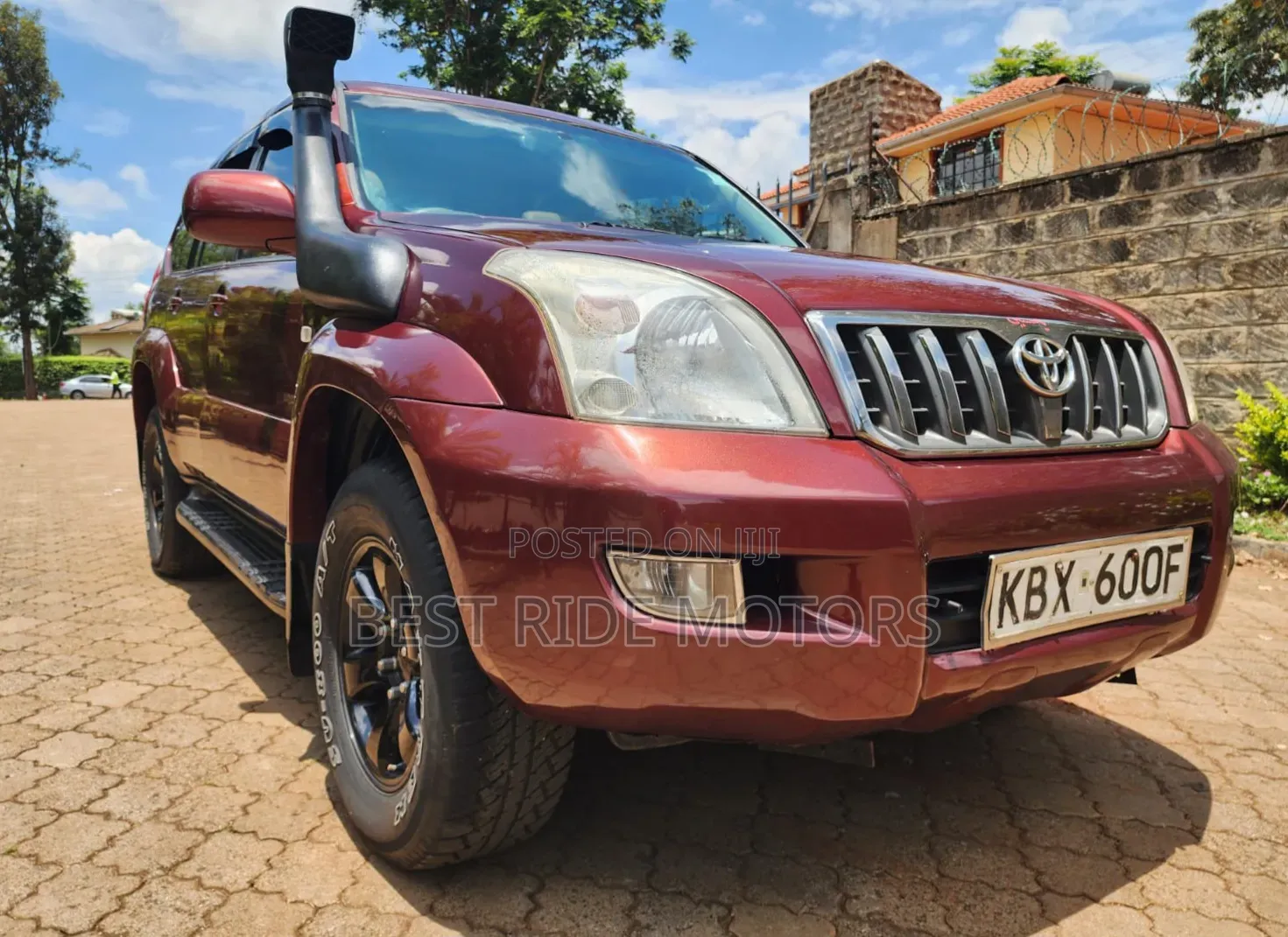 Toyota Land Cruiser Prado 3.0 D-4D 5dr 2007 Burgundy