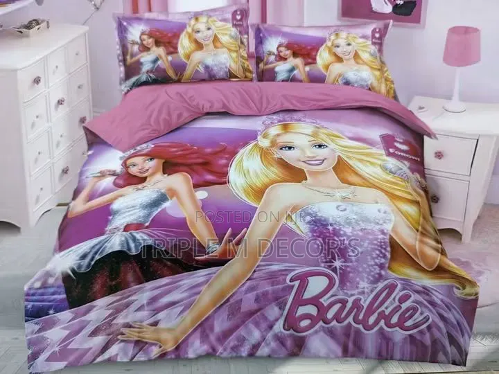 Barbie Cartoon Print Duvet