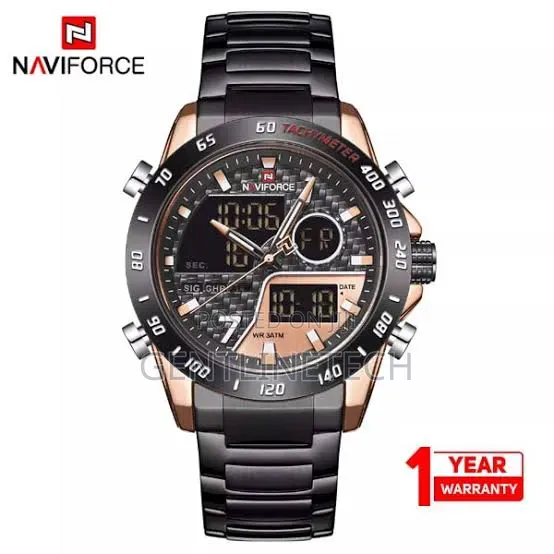 Naviforce 9171 Gold and Black
