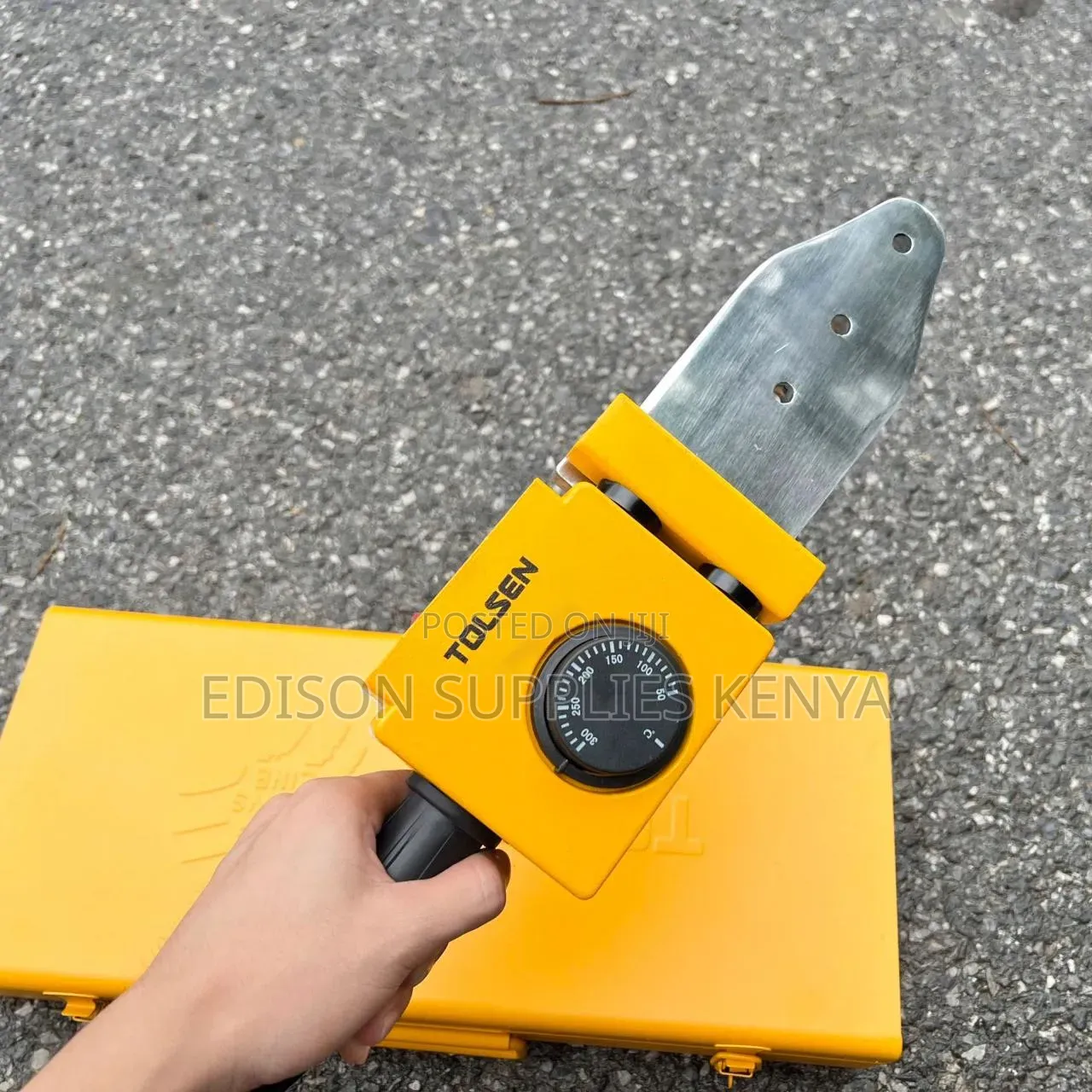 700W /1500w Tolsen PPR Pipe Welding Machine Set Plastic Tube Cutting