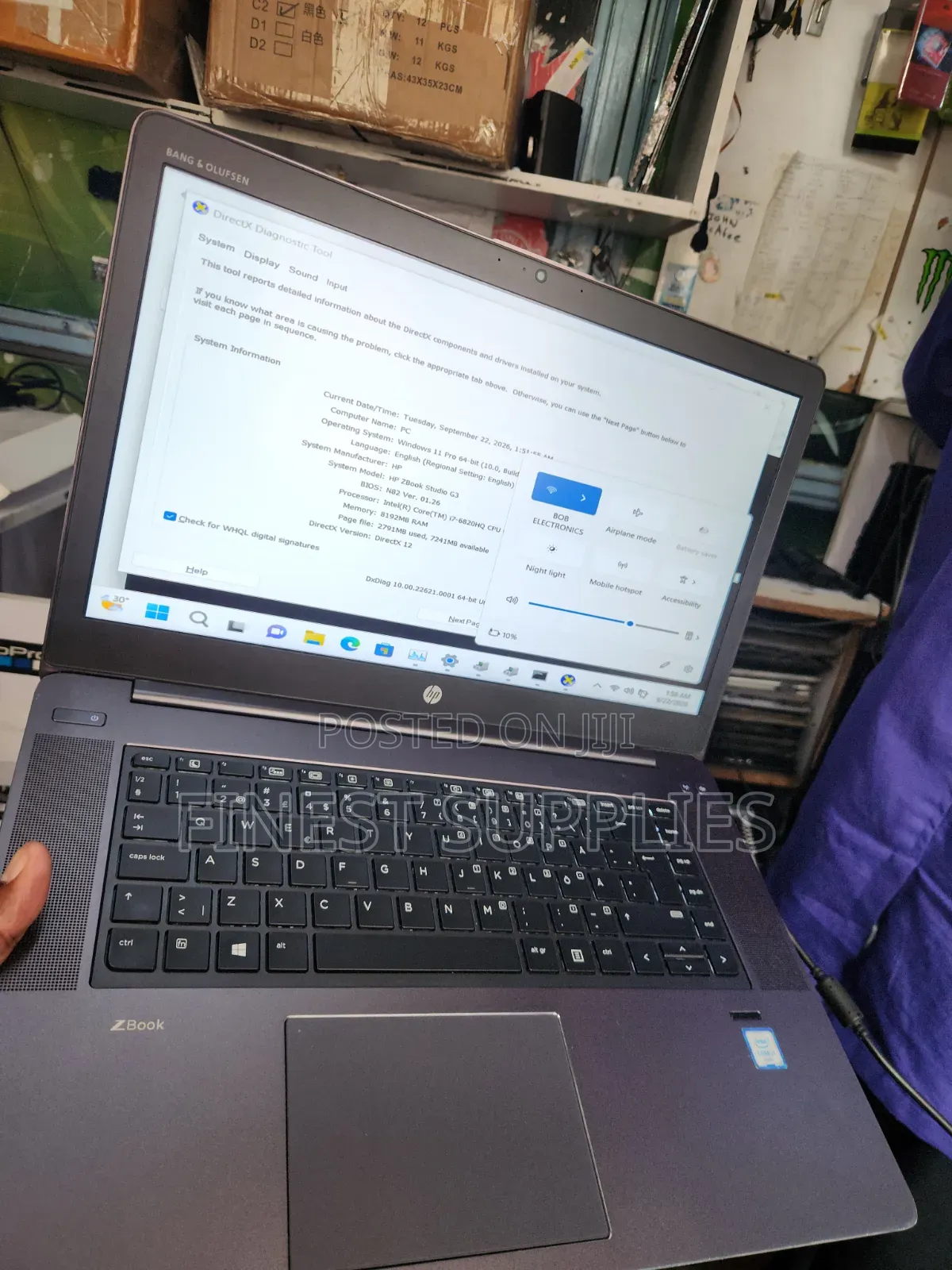 Laptop HP ZBook Studio G3 8GB Intel Core i7 SSD 256GB