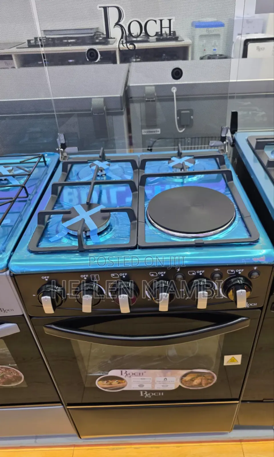 Roch Black 50×55 Standing 3+1 Cooker