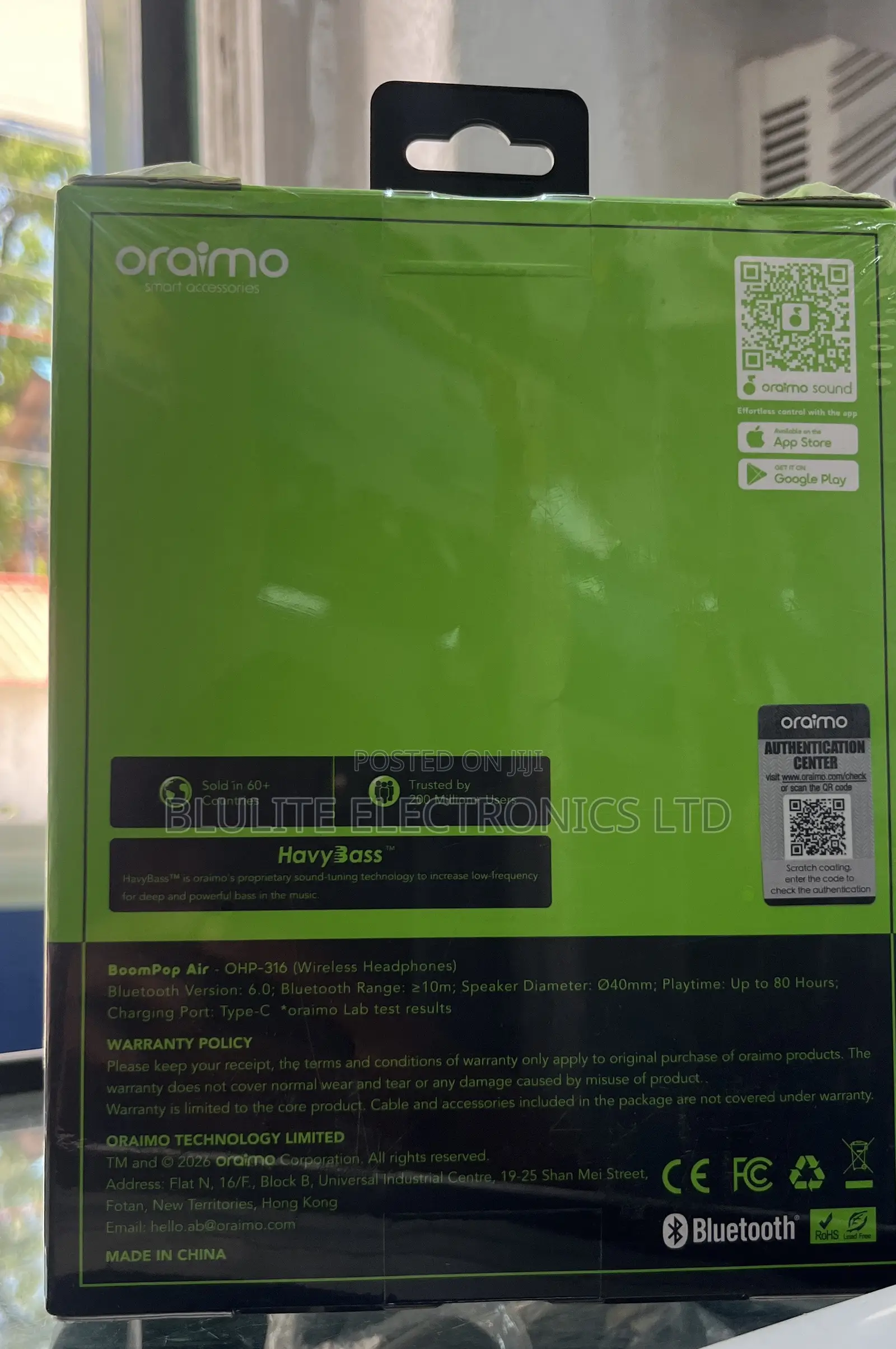 Oraimo Wireless Headphones