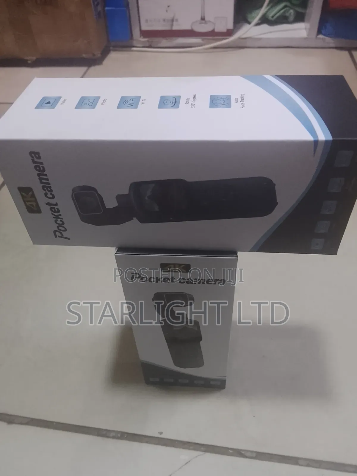 Stabilized Handheld Action Camera With WiFi Smart Tracking
