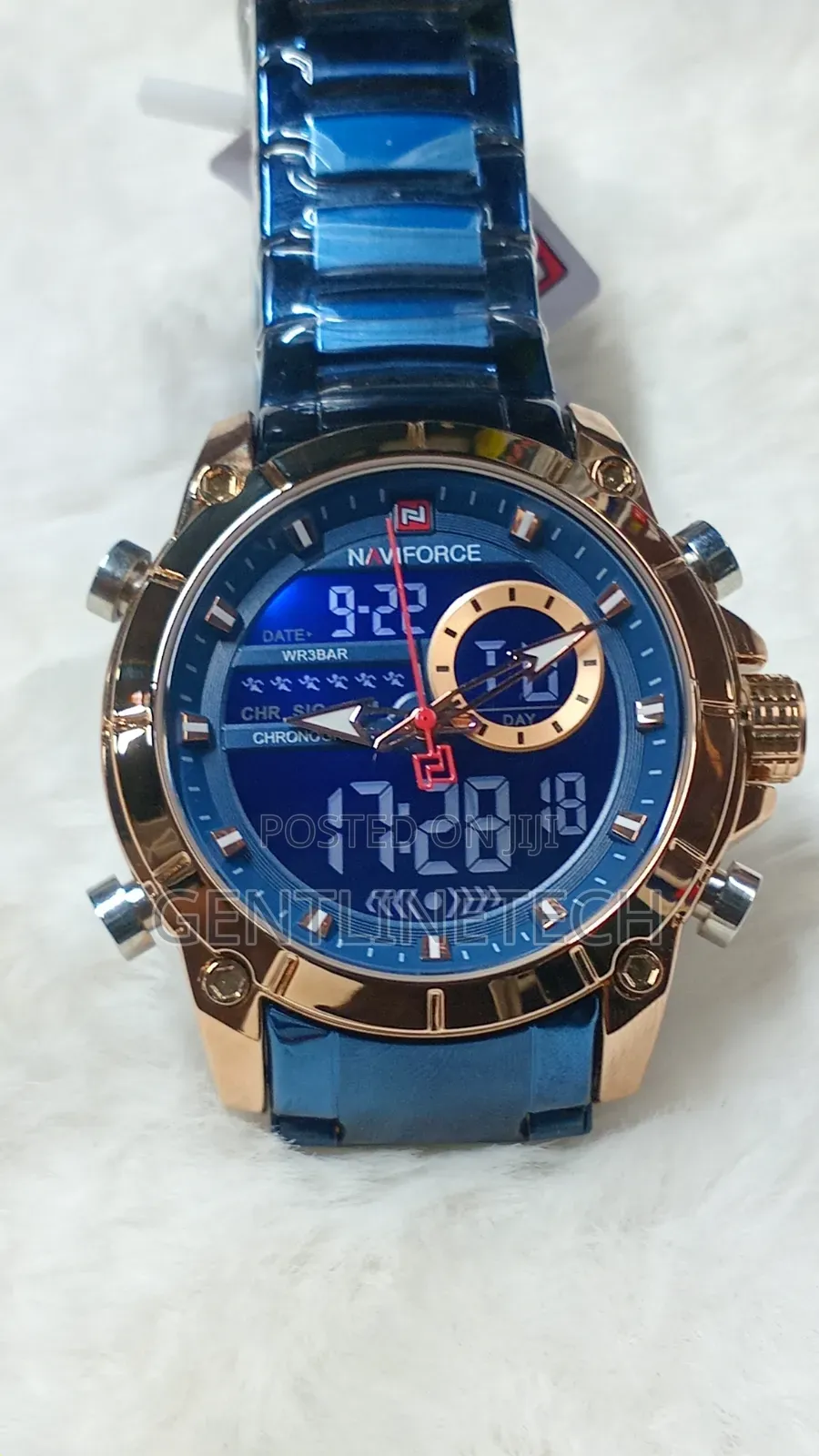NaviForce NF9163 Blue and Gold