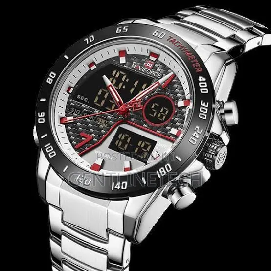 NaviForce NF9171 Black and Silver