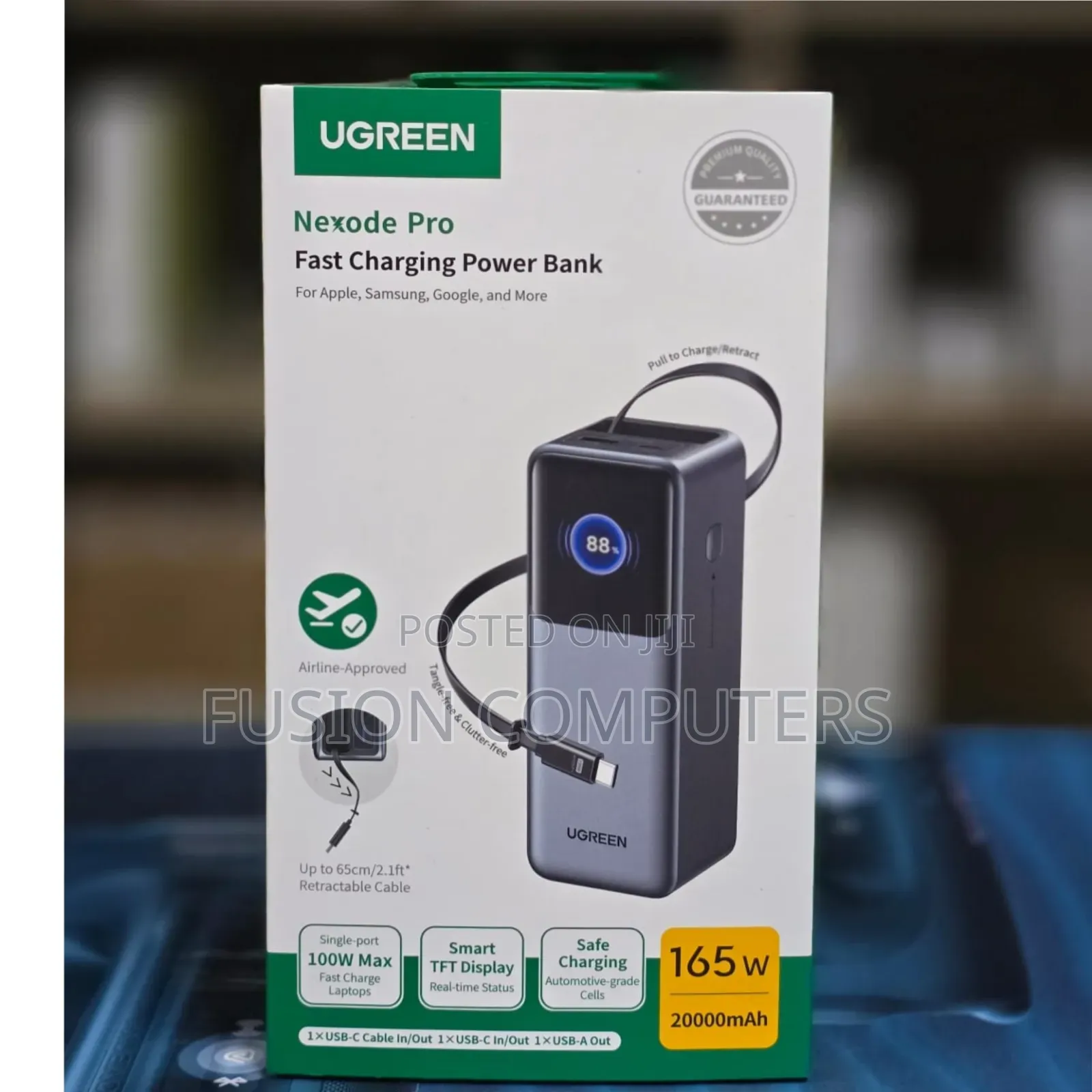 The 
UGREEN Nexode Pro 165W 20000mAh Power Bank (Model PB726
