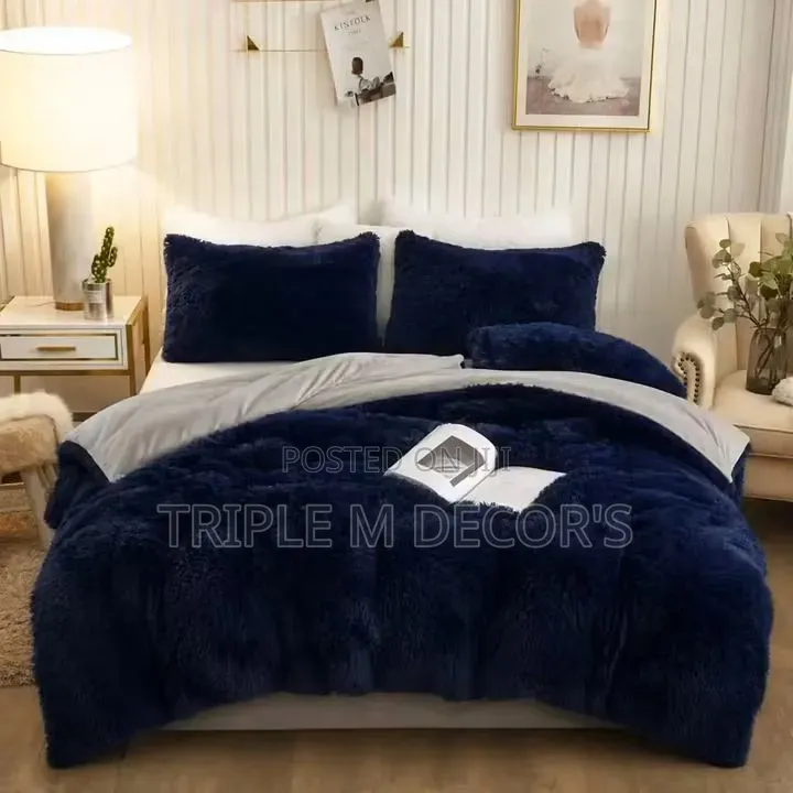 Heavy 6pcs 6x7 Fluffy Duvet Set + Sheets Pillowcases
