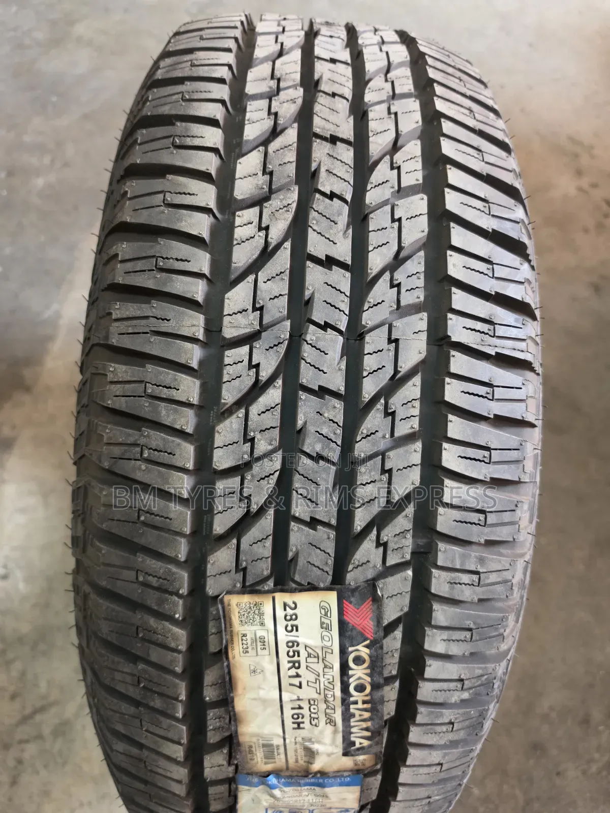 285 /65 R17 Yokohama Tires (All Terrain)