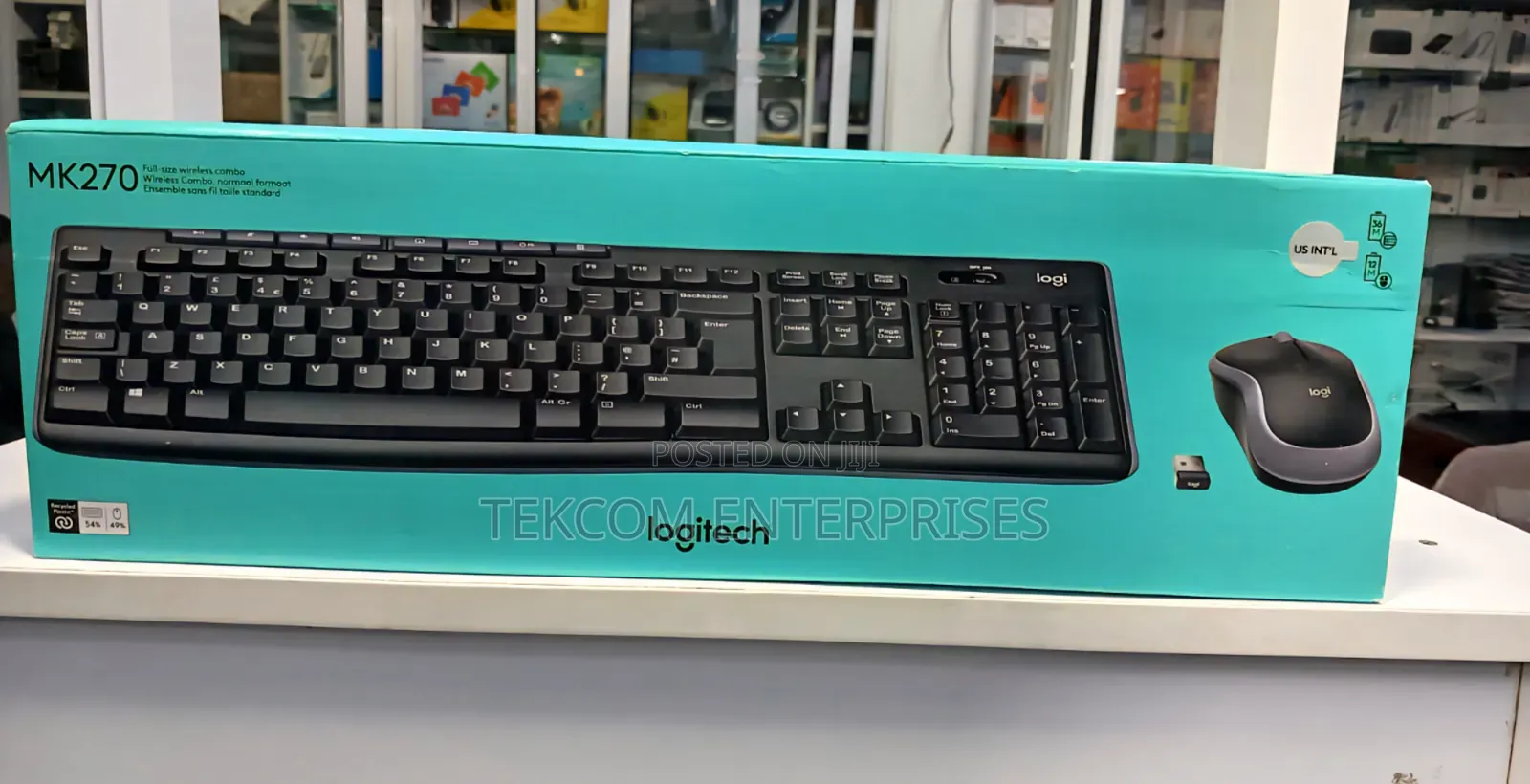 Logitech Mk270 Wireless Keyboard and Mouse Combo