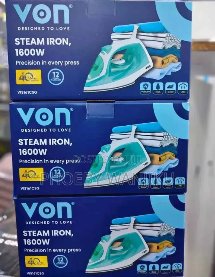 Von Steam Iron 1600W